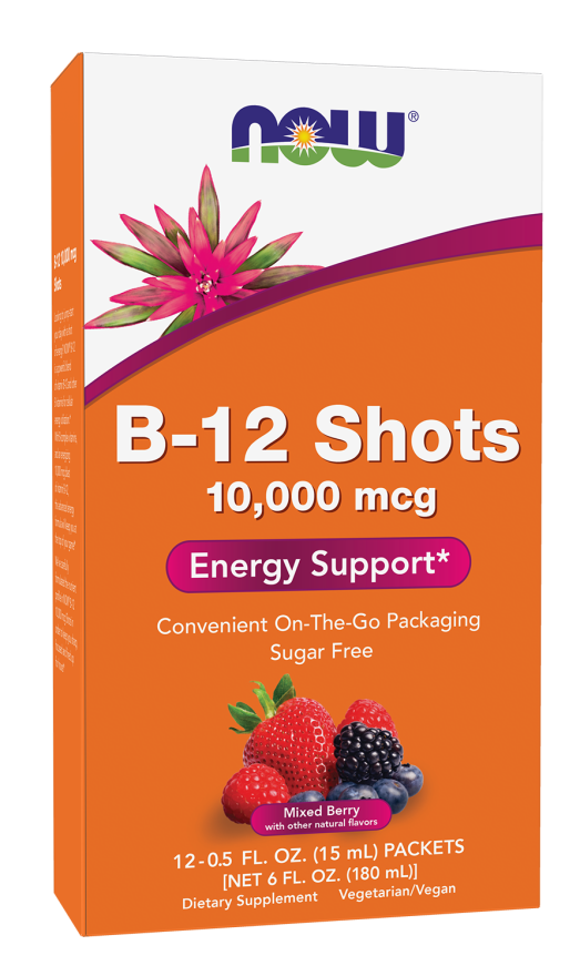 NOW ENERGY B-12 NOW SHOT 15ML  12 PACK-453